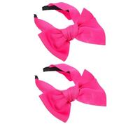 SHOWERORO 2pcs Large Bow Headband Butterfly Shaped Hair Hoop Cute Big Bow Headbands for Party Prom Women Girls for Birthday Wedding Festival Occasions