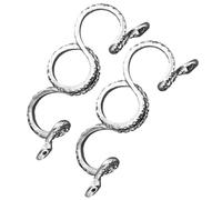 SHOWERORO 2Pcs Men’S Punk Open Band Snake Rings Three Finger Statement Jewelry for Boyfriend Halloween Costume Accessories