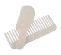 SHOWERORO 2pcs Mermaid Acetate Comb Small Wide Tooth Hair Styling Tool Portable Travel Curly Wavy Straight Hair Grooming Comb