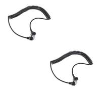 SHOWERORO 2pcs Mic Cable for Handheld Microphone Core Design Compatible Models Mc and Portable Audio Connection for Mobile Radios