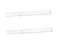 SHOWERORO 2pcs Music Book Page Clips Acrylic Music Stand Page Holders for Sheet and Notes