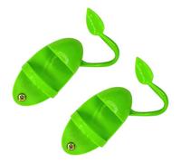 SHOWERORO 2pcs Parrot Feeding Device and Bird Stand Rack for Medium Birds Easy to Install Plastic and Metal Safe and Practical for Everyday Use