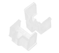 SHOWERORO 2pcs Plastic Record Player Needle Protective Cover Universal Stylus Head Protector Sturdy Turntable Needle Cover AT-3600L Easy to Install Record Accessories