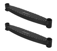 SHOWERORO 2pcs Plastic Step Pads for Trampoline Ladder Black