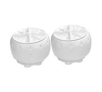 SHOWERORO 2pcs Portable Mini Automatic Washing Machine with Turbo Cleaning USB Powered Compact Washer for Rv Home Travel Apartment College Easy Operation High Efficiency Deep