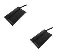 SHOWERORO 2pcs Portable Ocarina Storage Bag Pu Material Holder for Outdoor Use for Musicians and Travel Lightweight and Practical Design