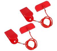 SHOWERORO 2pcs Replacement Treadmill Safety Keys with Magnetic Emergency Stop Lock for Running Machines, Abs Material, Space-saving Design, for Gyms and Shared Fitness Spaces