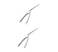 SHOWERORO 2pcs Shellfish Sheller Seafood Cracker Easy Opener for Lobster Shrimp Prawns Stainless Steel