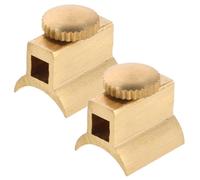 SHOWERORO 2pcs Small Brass Fasteners for Musical Instruments Precision Copper Screws with Stable Base Support Compatible Trumpet Repair Parts for Enhanced Sound Quality and Easy Installation