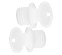 SHOWERORO 2Pcs Small Replacement Plastic Stopper for Hot Water Bag Leakproof Seal Plugs, Compatible Hot Water Sack Caps for Cold and Heat Therapy Use