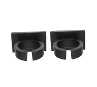 SHOWERORO 2pcs Square Plastic Microphone Clips Wireless Mic Holders Back Adhesive for Handheld Microphone Stand Clip