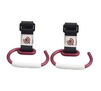 SHOWERORO 2pcs Stroller Hanger Pram Bag Stroller Hooks Organizer Clips for Shopping Bag Buggy Hook