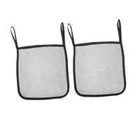SHOWERORO 2pcs Stroller Hanging Mesh Bag Storage Bag for Pushchair Pram Side Sling Organiser Accessory