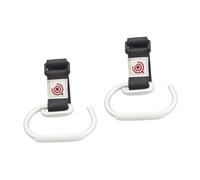 SHOWERORO 2pcs Stroller Hooks Clips Buggy Organiser Carabiner Hook Stroller Accessories