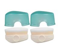 SHOWERORO 2Pcs Sunscreen Lotion Applicator Brush for, Portable Handheld Sunscreen Cream Applicator, Blue Multi-Function Makeup and Skincare Brush for Boys and