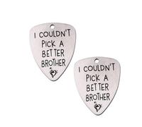 SHOWERORO 2pcs Titanium Steel Guitar Plectrums Picks Acoustic Guitar Plectrum Shrapnel Sturdy Lightweight for Professional Use