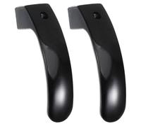 SHOWERORO 2pcs Universal Coffee Pot Handle Replacement for Glass Kettle, Stainless Steel Oil Dispenser Handle, Detachable Heat-Resistant Grip for Tea and Water Pots