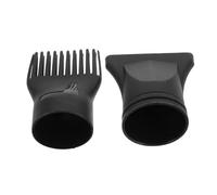 SHOWERORO 2Pcs Universal Hair Dryer Nozzle Attachment Set Flat and Comb Nozzles for Salon Styling and Hair Drying
