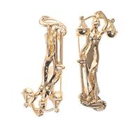 SHOWERORO 2pcs Victory Brooch Greek Lady Statue Brooch Classical Decorative Clip for Blazer Suit Lapel Pin Women Retro Christmas Parties Evening Events