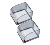 SHOWERORO 2pcs Weatherproof 86-Type Wall Switch Outlet Covers, Raised Black Electrical Box Protectors, Dustproof and Waterproof for Outdoor Use