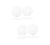 SHOWERORO 2sets Foot Switch Pedal Topper Guitar Cap Guitar Effects Pedal Protection 10pcs*2