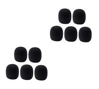 SHOWERORO 2sets Professional 40mm Microphone Cover Foam Mic Shield Double Layer Microphone Cap for Recording 10pcs*2