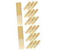 SHOWERORO 2sets Tenor Sax Reeds 2.5 Strength Replacement Reeds Aesthetic and Functional Saxophone Parts 10pcs*2