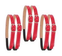 SHOWERORO 3 Pairs High Heel Shoe Straps - Elastic Adjustable Ankle Strap - No-Slip Detachable Shoe Tighteners - Extenders Bands for Pumps Sandals Wedding Heels