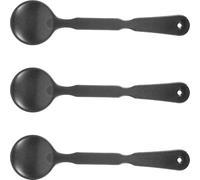 SHOWERORO 3 Pieces Eye Occluder Plate Kit Plastic Visual Test Covers Handheld Eye Cover Tool Wide Handle and Vision Testing