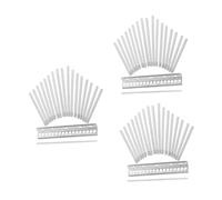 SHOWERORO 3 Sets Kalimba Keys Music Instrument 17 Key Thumb Piano Parts Bright Surface Flexible Metal Strips for Upgrades or Diy Projects
