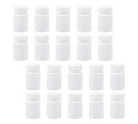 SHOWERORO 30Ml Thickened Plastic Capsule Bottles 30Pcs Refillable Medicine Pill Container Bottles Portable Vitamin Storage for Travel and Daily Use