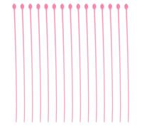 SHOWERORO 30Pcs Hair Perming Pins Plastic Perming Needles Hairdressing Styling Accessories for Cold Wave Perms Salon Use Pink