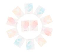 SHOWERORO 30pcs Heart Thank You Cards Colorful Style Greeting Notes for Weddings Birth Commemorations and Small Business Gratitude Messages