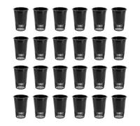 SHOWERORO 30Pcs Hydroponic Planting Root Baskets Black PE Mesh Soilless Cultivation Garden Greenhouse Vegetable Plant Pots for Indoor and Outdoor Growing