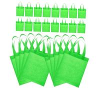 SHOWERORO 30pcs Non Woven Reusable Grocery Bags Stylish Present Tote Bags for Christmas and Valentine Day Versatile Treat Holders