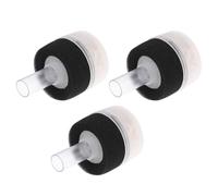 SHOWERORO 3pcs Cylindrical Fish Tank Water Filters with Sponge and Stone Material Sturdy Aquarium Pre Filter Sponge for Fish Tanks for Aquarium Filtration