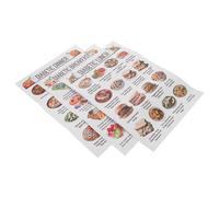 SHOWERORO 3pcs Diabetes Meal Recipes Food Poster Pre-diabetes Diet Chart Diabetic Meal Guide Low Diet Plan Chart Pre-diabetes Diabetic Grocery Guide Low