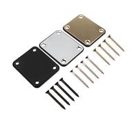 SHOWERORO 3pcs Electric Guitar Reinforcement Plate Neck Mounting Plate for Guitar Bass Accessories