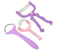 SHOWERORO 3Pcs Facial Hair Removal Epilator Set for Women Manual Spring Threading Tool for Chin Upper Lip Face Hair Removal Random Color Random Color