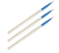 SHOWERORO 3pcs Fine Point Eyeliner Brushes Ultra-fine Tear Trough Design for Precision Eyeliner Concealer and Eyeshadow Application Professional Beauty Cosmetic Tool for Makeup Artists and