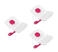 SHOWERORO 3pcs Outdoor Belt Wet Tissue Case Portable Stroller Pram Box for Sensitive Wipes Towels