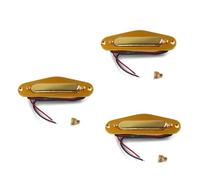 SHOWERORO 3pcs Pickup Set for Electric Guitar Single Coil 5 Magnets Replacement for Bass Guitars