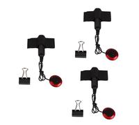SHOWERORO 3pcs Piezo Transducer Pickup for Guitar Ukulele Easy Clip Tuner Audio Accessory