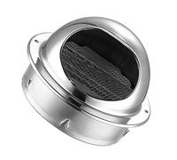 SHOWERORO 3pcs Stainless Steel Exhaust Hood Grille for Range Hoods and Wall Exhausts Polished Design Easy to Install Rain Air Outlet Grille