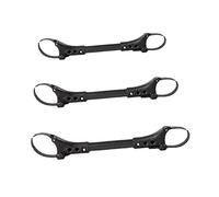 SHOWERORO 3pcs Twin Stroller Connector Clips Adjustable Baby Pushchair Adapter for Infant Strollers Compatible Models