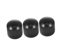 SHOWERORO 3pcs Unique Metal Volume Knobs for Electric Guitar Tone Volume Tone Knobs