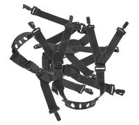 SHOWERORO 3Pcs Wear-Resistant Adjustable Hard Hat Chin Straps Universal Helmet Replacement Bands for Construction and Industrial Safety Use