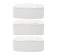 SHOWERORO 3pcs Wet Wipes Box Dispenser Portable Tissue Box Holder with Lid, Refillable Pp Material, No Strange Smell, Healthy Design, Suitable for Traveling and Can be Put in Stroller