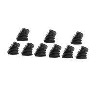 SHOWERORO 3sets Drum Rack Feet Set for Drums Cymbal Stands Rubber Feet Small Stand for Pads Five Rack Floor Protector 3pcs*3