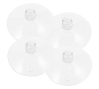 SHOWERORO 4-piece Suction Cup Set for Guitar Support 40mm Diameter Rubber Holders for Classic Acoustic and Folk Guitars for Secure Mounting on Smooth Surfaces